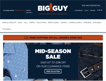 Tablet Screenshot of bigguy.com.au